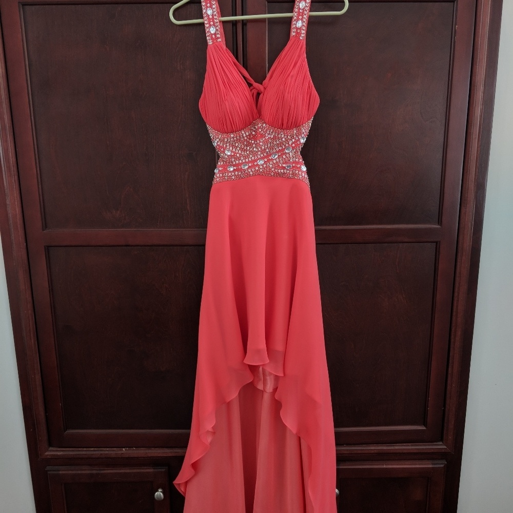 Size Small Coral Prom Dress